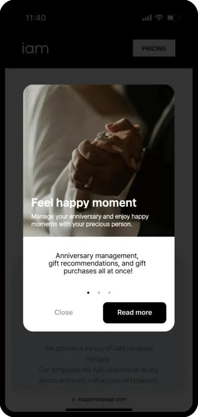 IAM Studio | Create an Expert In-App Message